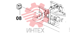Замок капота 48C2325(B)