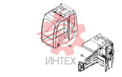 Комплектующие кабины 47C1052 001