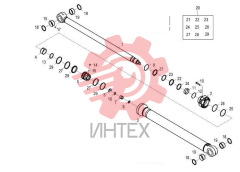 Цилиндр штока ковша 10C1673 002 00