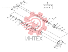 Цилиндр стрелы 10C1672 000 00