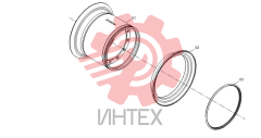 Обод в сборе 51C0031 002