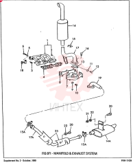 Manifold Assy., Intake, Includes: Ref. 2, Start Year: 01-OCT-89