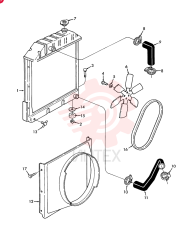 RADIATOR 82847505