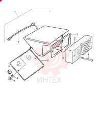 TAIL LAMP,12V, 21W, Amber/Red 5172685 (2)