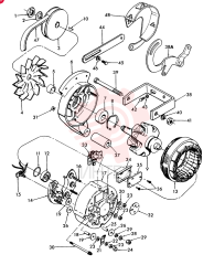 ALTERNATOR,32A, W/ Pulley