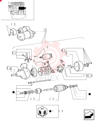 STARTER MOTOR 82007917