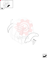 REAR FENDER 85817211