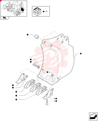 BUCKET TOOTH SHANK 85811440 (4)