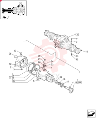REAR AXLE 87542397
