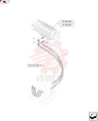 FLEXIBLE HOSE,12.7mm ID x 2600mm L