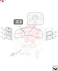 KM SPEEDOMETER 87482320