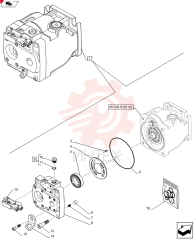 HYDRAULIC PUMP,75 CC 87735166 (2)