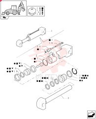 HYDRAULIC CYLINDER 87315514