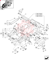 LOADER ARM 85825446