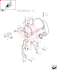 MUFFLER,W/ Spark Arrester 87474195