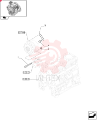 FLANGE BOLT,Hex, M10 x 1.5 x 120mm