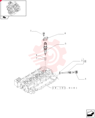 BOLT,Flng, M6 x 1 x 35mm