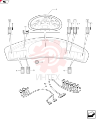 INSTRUMENT CLUSTER 84386700