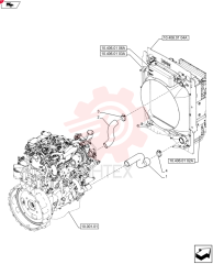 RADIATOR HOSE 84474837 (1)
