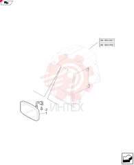 REAR VIEW MIRROR 87665407