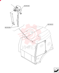 WIPER MOTOR,12V 84271749