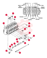 HYDRAULIC VALVE 9605153
