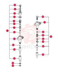 FUEL SYSTEM INJECTOR E1NN9F593BA