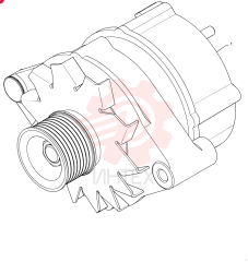 ALTERNATOR,12V, 120A, W/ Pulley
