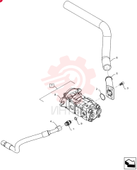 HYD CONNECTOR,7/8" - 14 JIC x 3/4" - 16 ORB