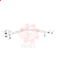 REDUCER,3/8" - 18 NPTF x M22 x 1.5 ORB Male 47751176 (2)