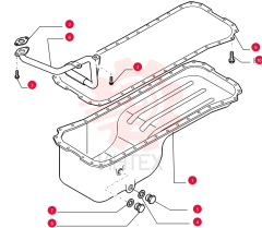 ENGINE OIL PAN 153649146
