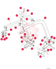 Brush Guard; Bolted Assy; Incl. 16 -23