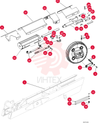 Kit, Track Frame Covers, LT (Long Track); Incl Ref. 9, 20, 21, 37