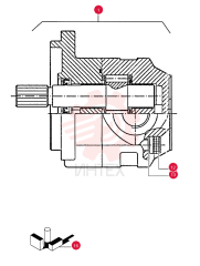 HYDRAULIC PUMP 76605905