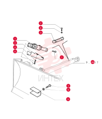 OPERATING CYLINDER,Double Acting, 63mm Rod, 140mm Stroke