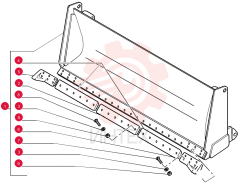 DOZER BLADE 76092007