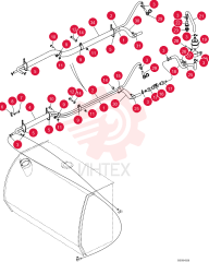 FUEL HOSE,12.70 mm ID x 1815.00 mm, SAE 30R2 or SAE 30R7