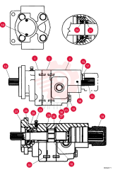 HYDRAULIC PUMP,9.01 CC