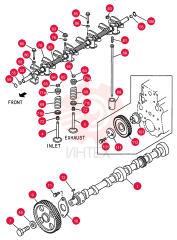 CAMSHAFT AND VALVE 0-14C