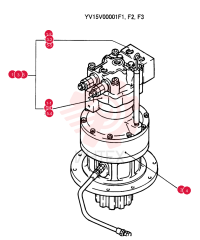 HYDRAULIC MOTOR YV15V00001F2