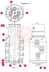 HYDRAULIC SWIVEL YX55V00001F1