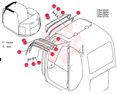 SUN VISOR YT55C00001F1