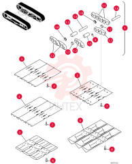 Shoe Assembly, 500mm (19.7 in)