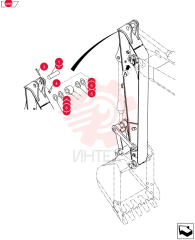 Схема (E135BSRLC) - CRAWLER EXCAVATOR ASN YH06-08001 YY12B00248F1
