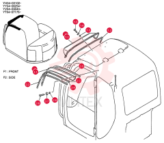 SUN VISOR YT55C00001F1