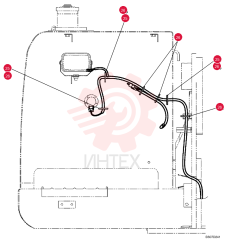 CLIP,M8 x 8.20mm Shank YN13E01375P1 (2)