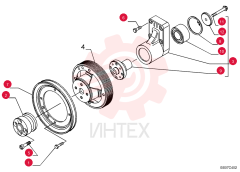 BOLT,Hex, M8 x 1.25 x 20mm, Full Thd