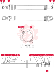 HYDRAULIC CYLINDER YB01V00011F1