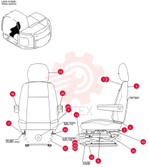 SEAT ASSY. YT25M00027F1