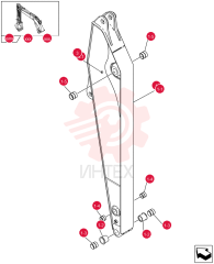 Схема (E235BSR) - CRAWLER EXCAVATOR (5/07-) YF12B00046F1